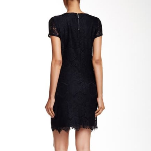 Laundry by Shelli Segal Black Lace Shift Dress - 4 - Picture 2 of 9